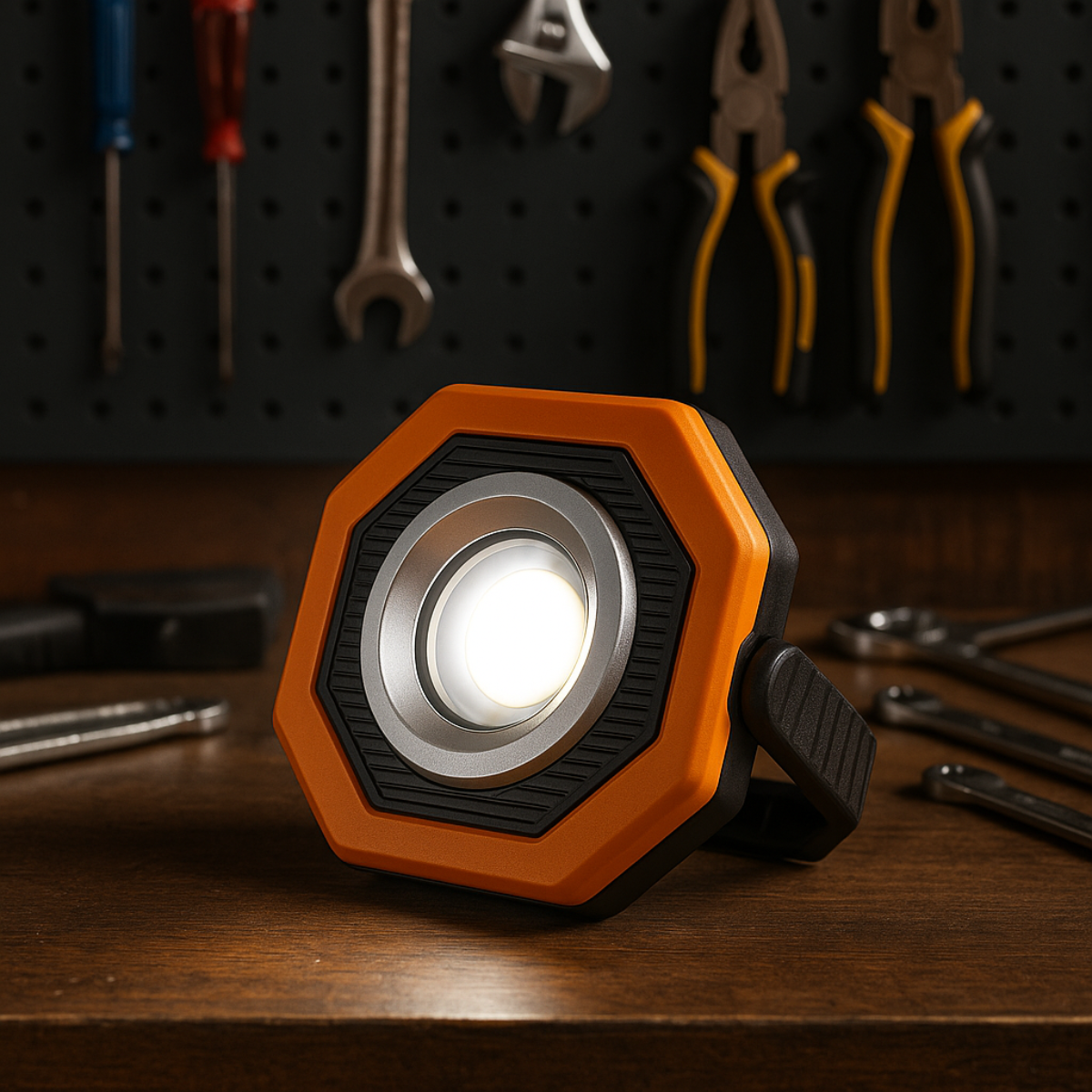 SolarMag - Napelemes Mágneses COB Munkalámpa!