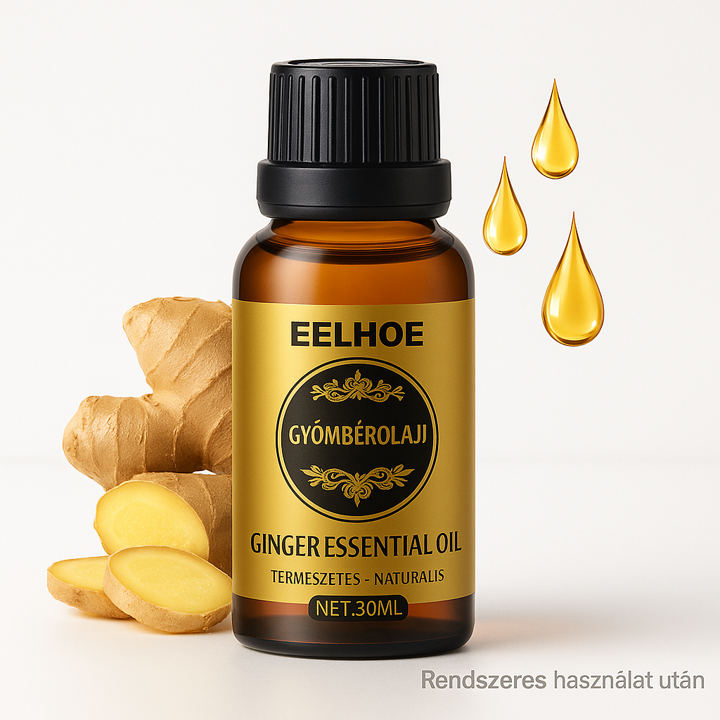 EELHOE Gyömbérolaj – Természetes alakformálás és feszes bőr egy üvegben!