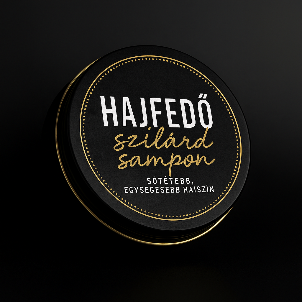 Ősz Haj Fedő Szilárd Sampon – Természetes, Gyors Fedés