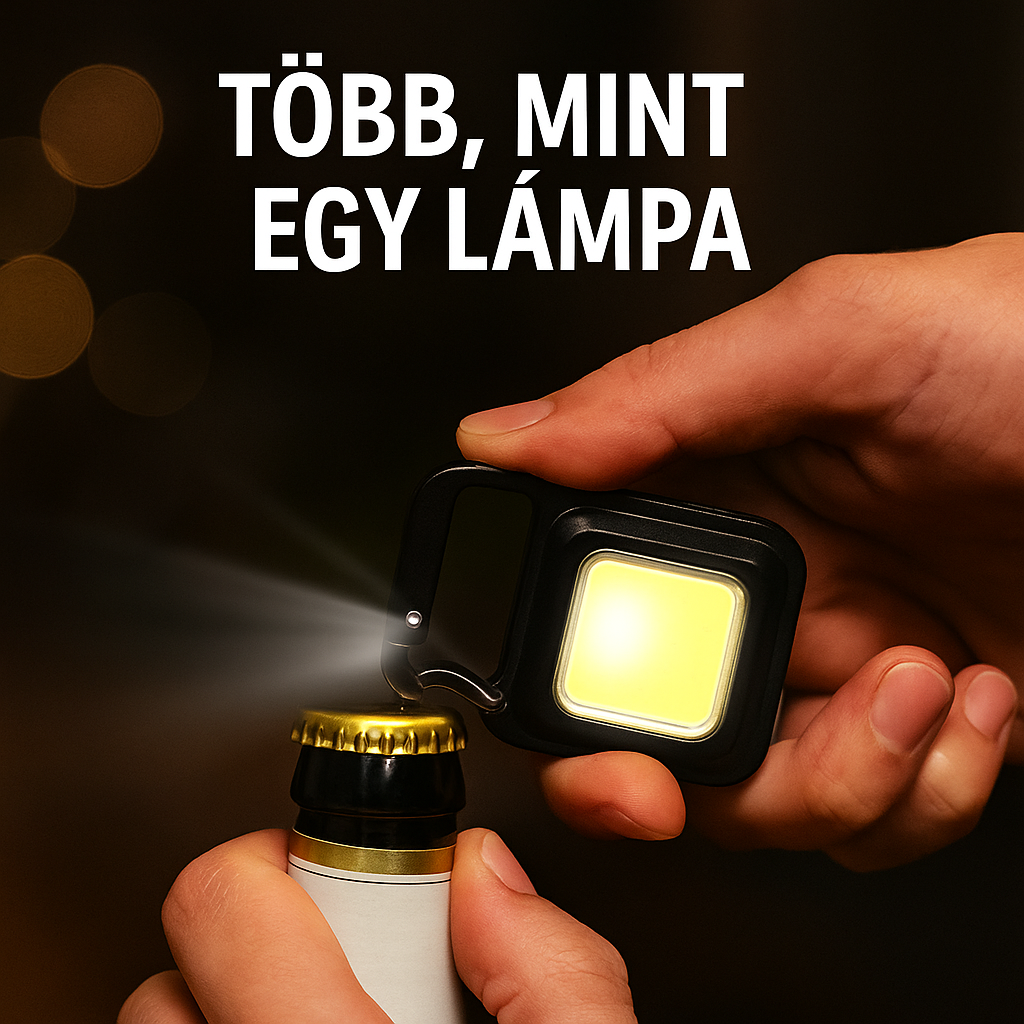Mini LED kulcstartó lámpa – 1+1 csomagban!