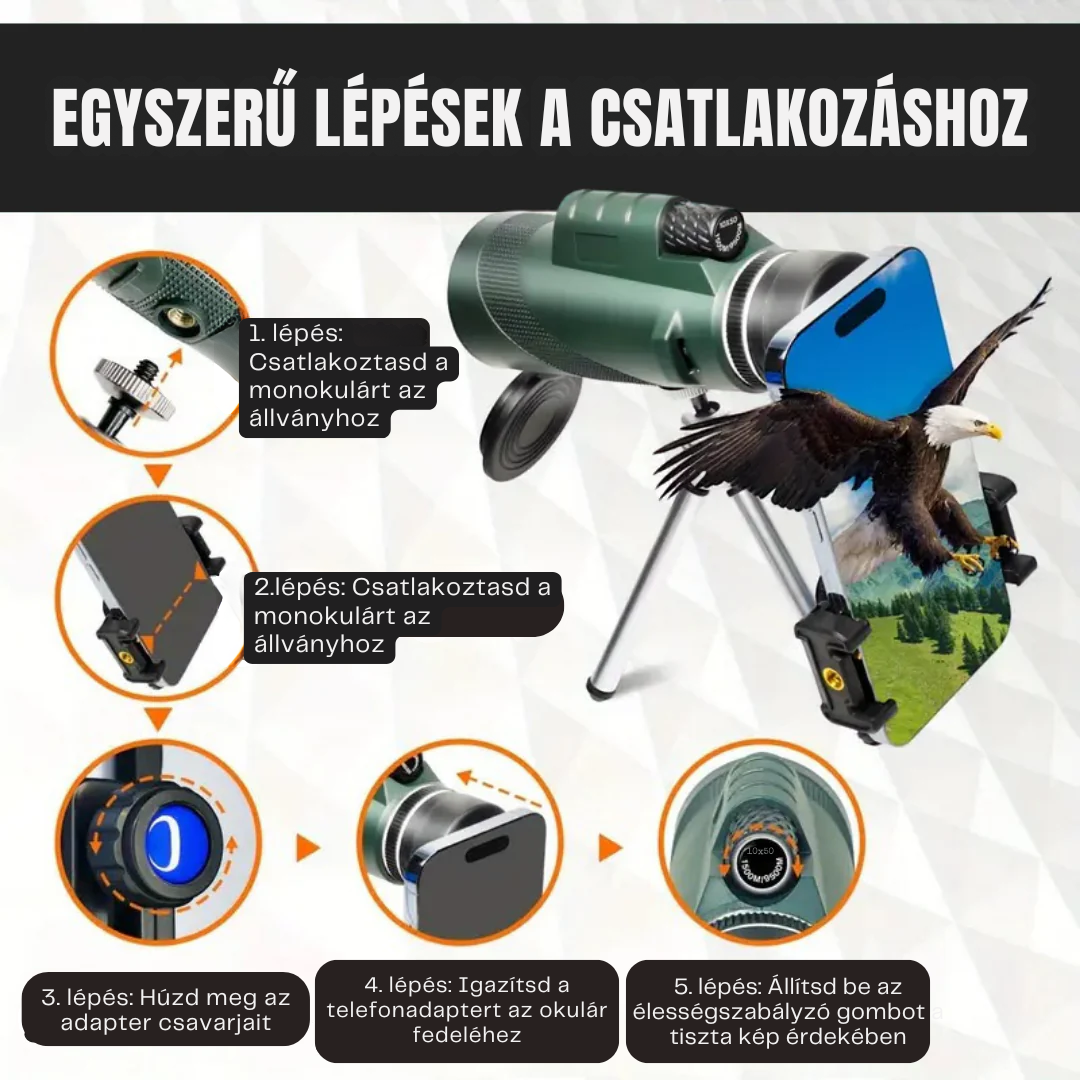 Mini Professzionális Távcső – Utolsó Darabok + Ajándék