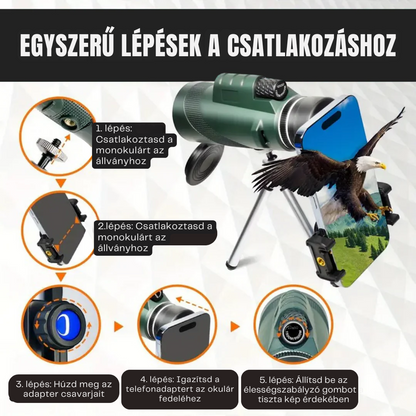 Mini Professzionális Távcső – Utolsó Darabok + Ajándék