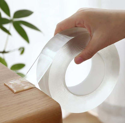 NanoTape – Szupererős, Kétoldalú Nanotechnológiás Ragasztószalag (3 cm × 5 m)