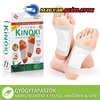 10 darabos Detox tapasz készlet – Natural Kinoki