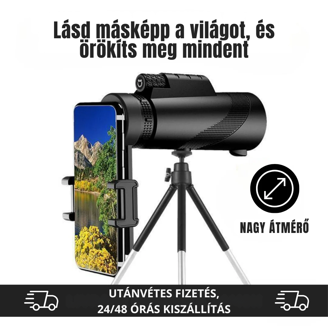 Mini Professzionális Távcső – Utolsó Darabok + Ajándék