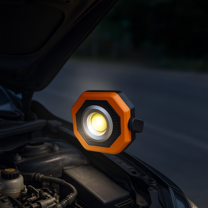 SolarMag - Napelemes Mágneses COB Munkalámpa!