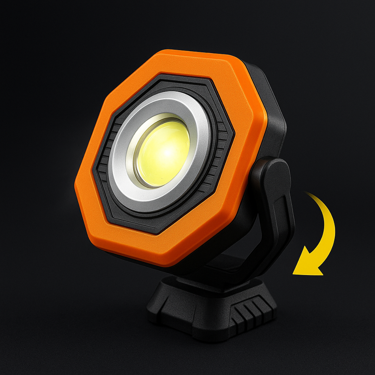 SolarMag - Napelemes Mágneses COB Munkalámpa!