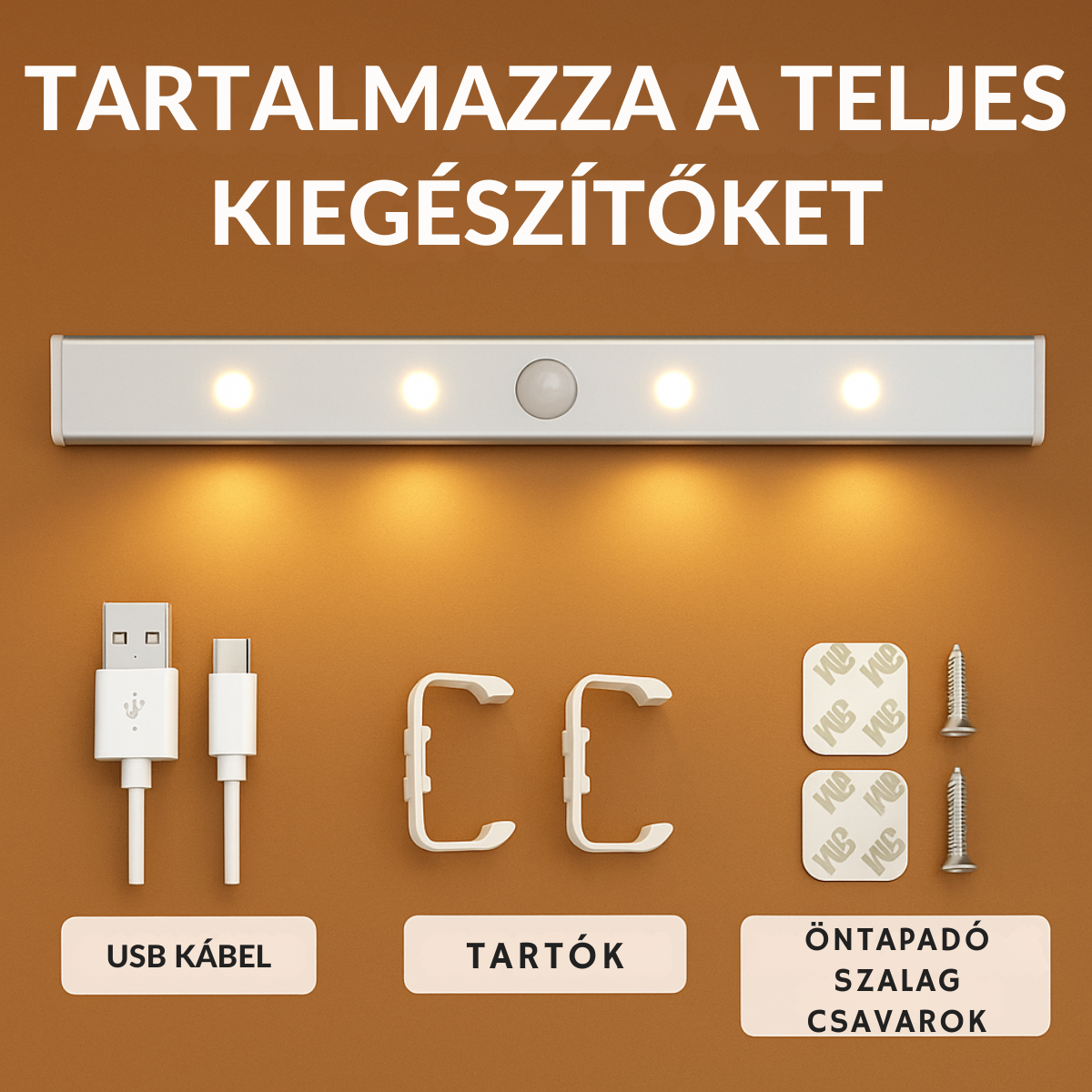 SmartLight – Mozgásérzékelős LED Lámpa Háztartáshoz