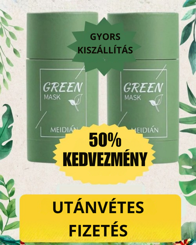 Green Mask – Zöld Tea Mélytisztító Maszk [AKCIÓ CSAK MA ÉRVÉNYES]