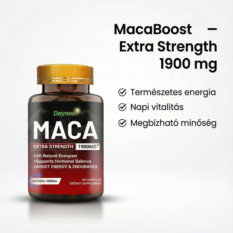 Maca Extra Strength 1900 mg – Természetes Energia És Vitalitás