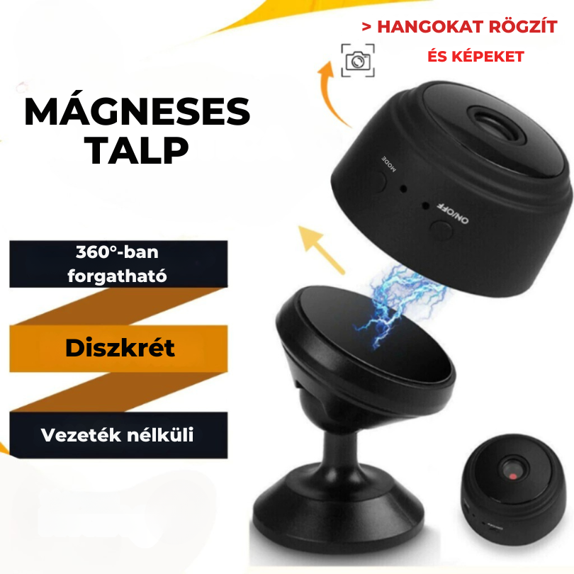 (VÁSÁROLJ 1-ET, KAPJ 2-T) Mini Biztonsági Kamera PRÉMIUM – InvisiCam [ULTRA HD]