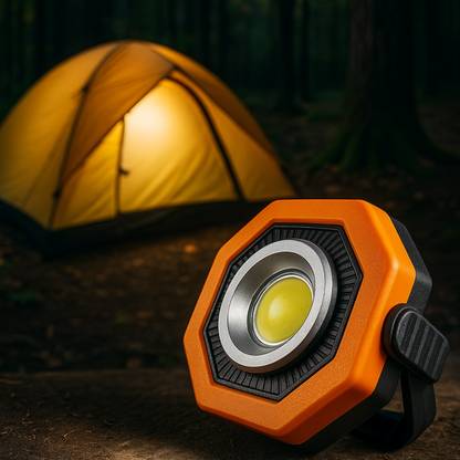 SolarMag - Napelemes Mágneses COB Munkalámpa!