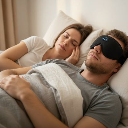 SleepWave – Bluetooth Alvómaszk Beépített Hangszórókkal