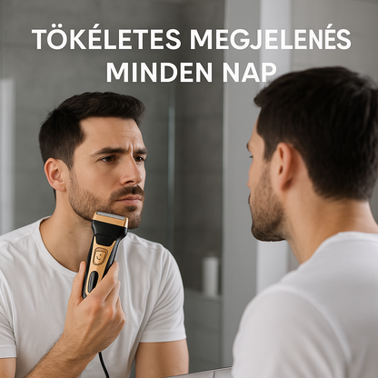 TrimPro 3 az 1-ben Vezeték Nélküli Borotva és Hajvágó