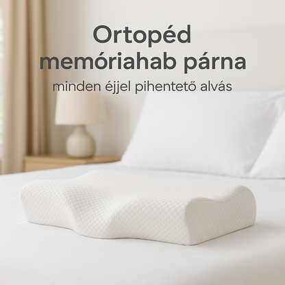 Ortopéd Memory Foam Nyakpárna – Fájdalommentes, Pihentető Alvás