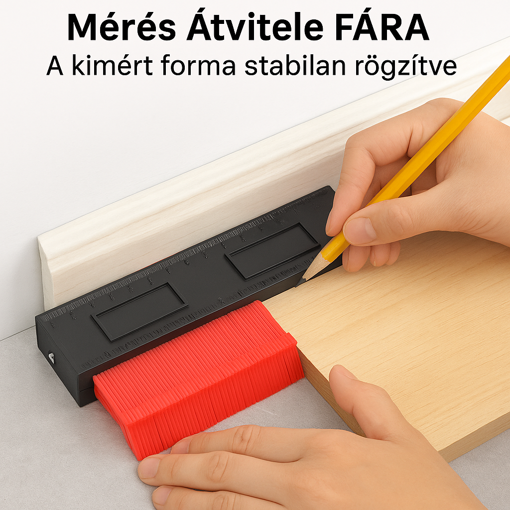 ProGauge – Professzionális Kontúrmérő Záró Rendszerrel