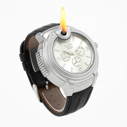 🔥 FlameWatch – Stílusos Karóra Beépített Öngyújtóval