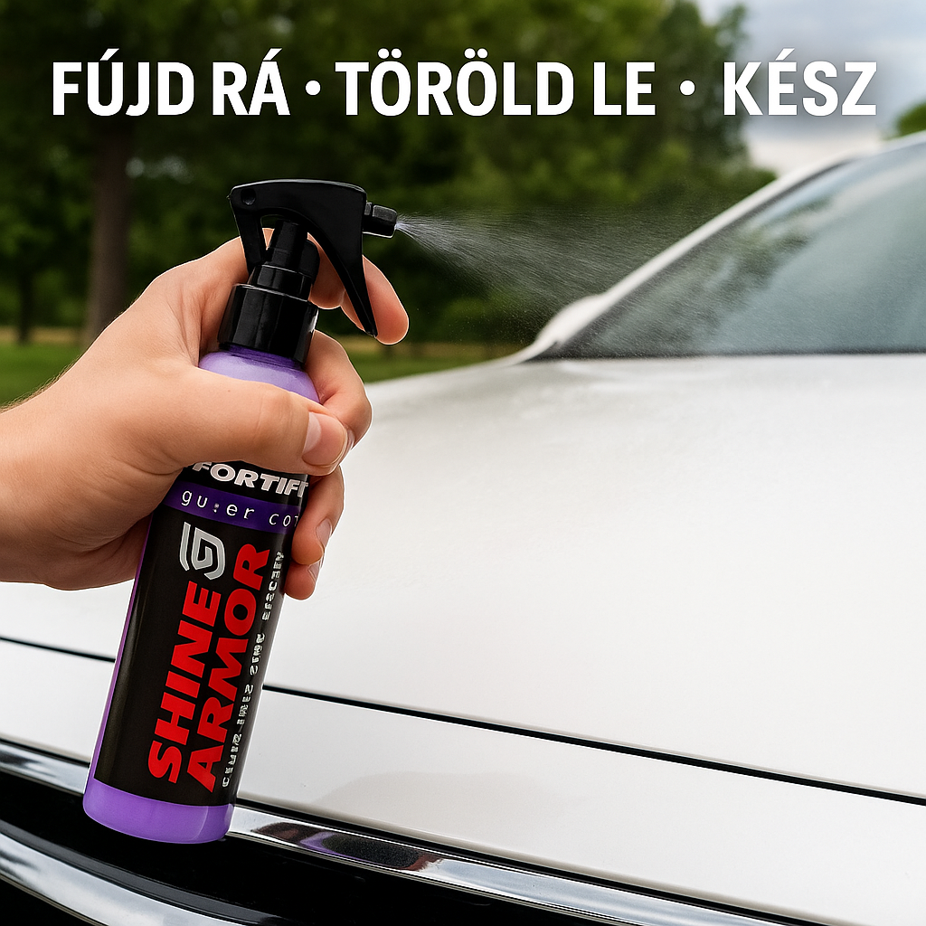 ShineArmor – 3 az 1-ben Kerámia Autóbevonat Gyorsfénnyel