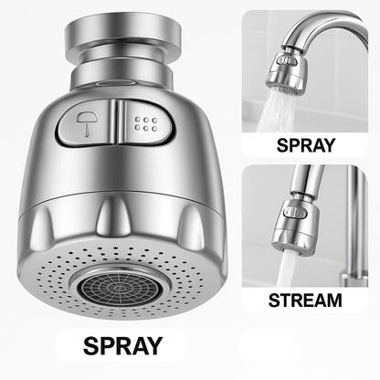 AquaFlex – Állítható, 2 Módú Vízszűrős Csapfej