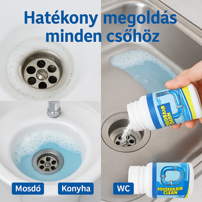 POWERDRAINCLEAN – Gyors és hatékony lefolyótisztító