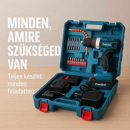 PowerDrill – Professzionális Elektromos Fúró Készlet