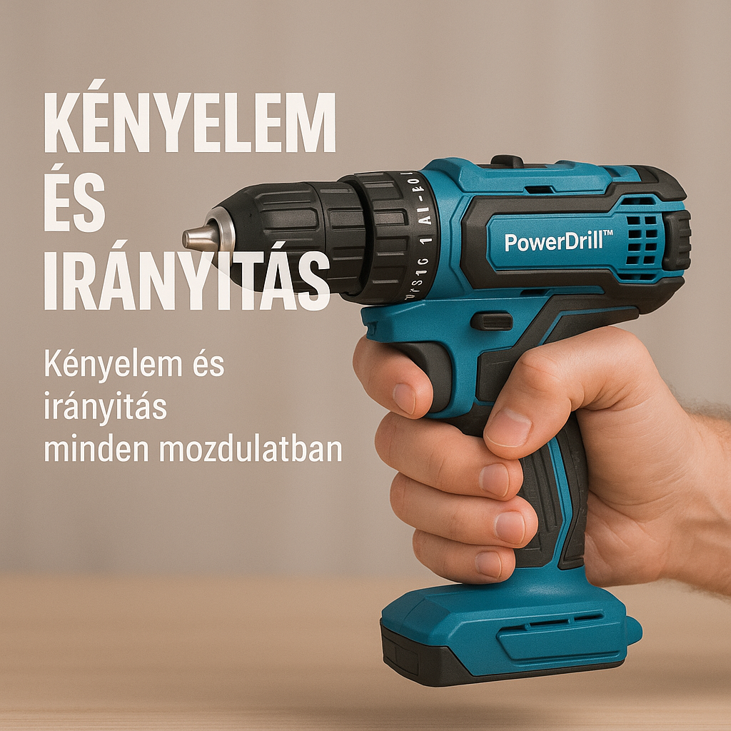 PowerDrill – Professzionális Elektromos Fúró Készlet