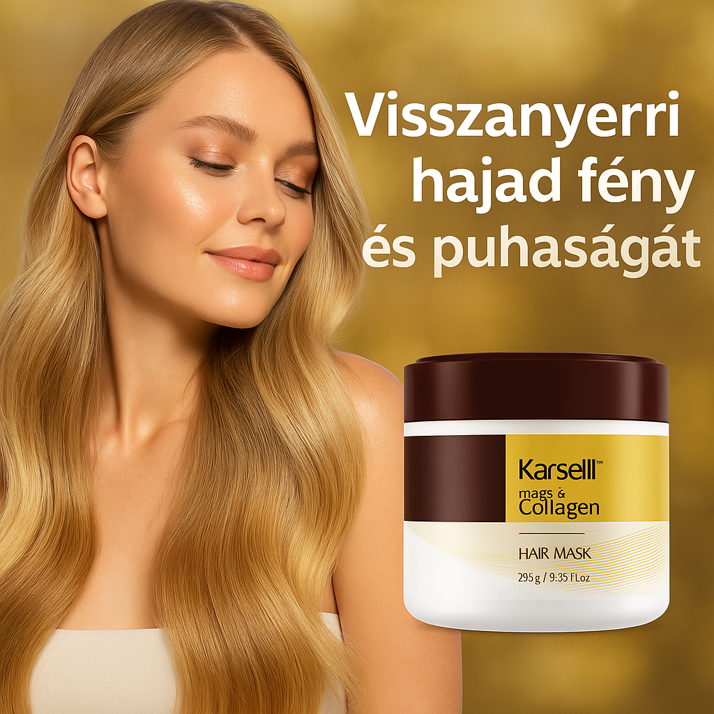 Karsell Premium Hajmaszk Kollagénnel és Macával