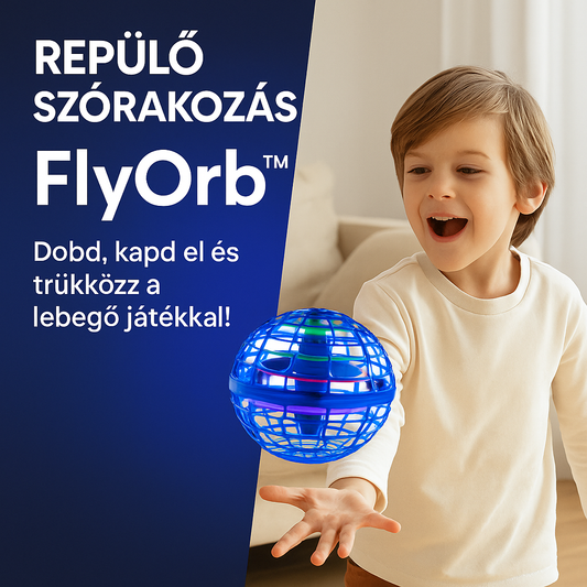 FlyBall – Lebegő Mini Drón LED Fénnyel és Mozgásérzékelővel