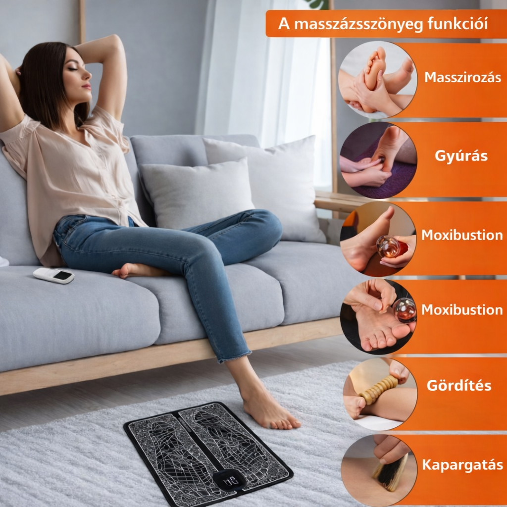 RelaxStep – Nyugtató Masszázsszőnyeg