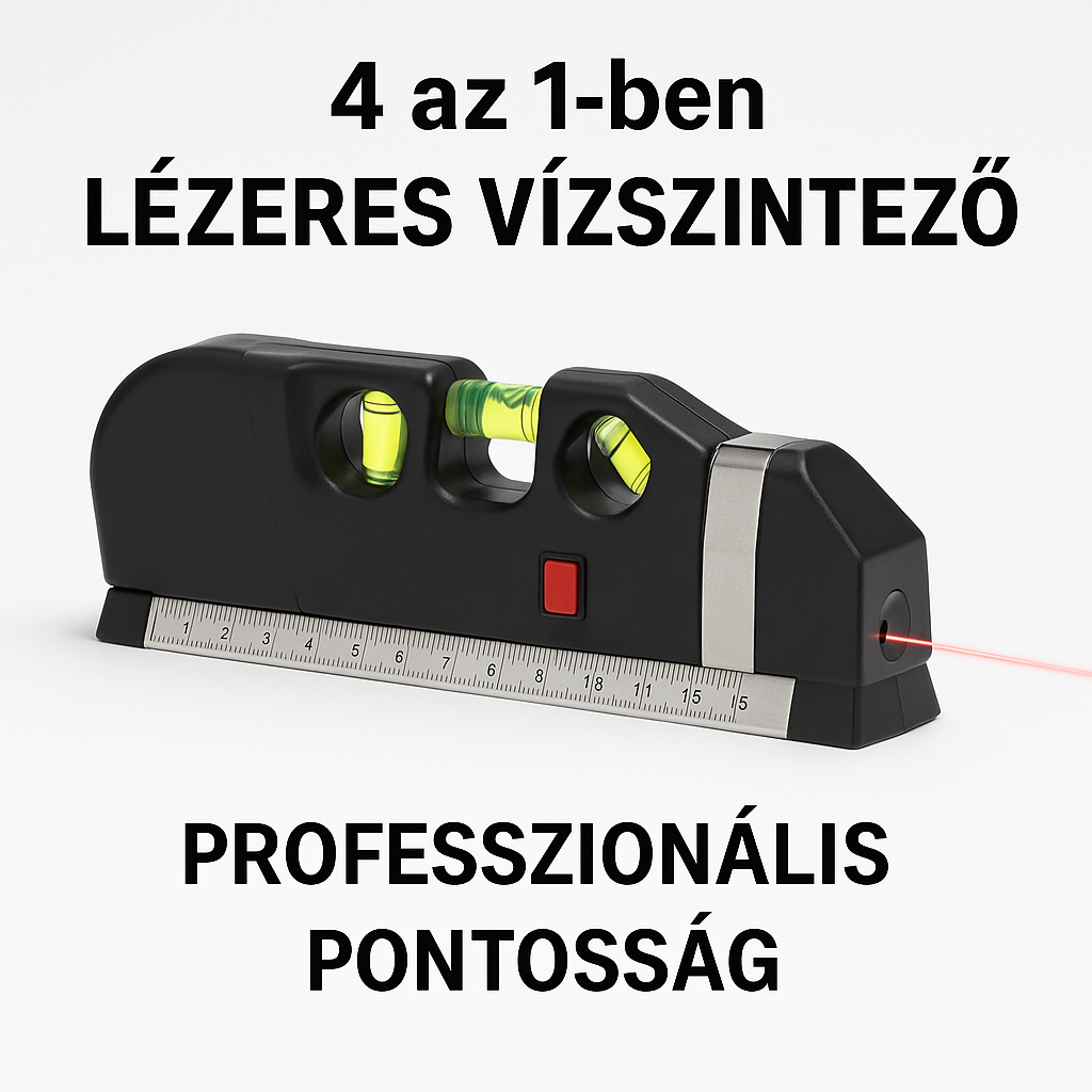 Professzionális Lézeres Vízszintező – Tökéletes Egyenesség Bárhol