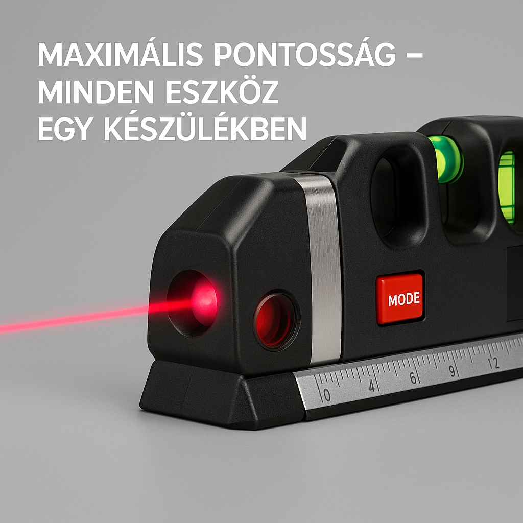 Professzionális Lézeres Vízszintező – Tökéletes Egyenesség Bárhol