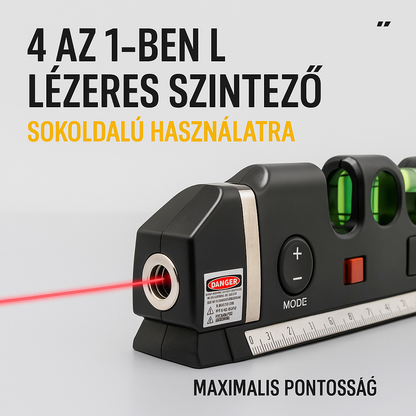 Professzionális Lézeres Vízszintező – Tökéletes Egyenesség Bárhol