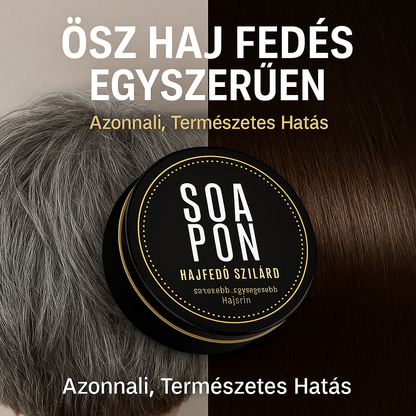 Ősz Haj Fedő Szilárd Sampon – Természetes, Gyors Fedés