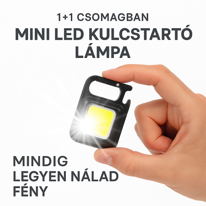 Mini LED kulcstartó lámpa – 1+1 csomagban!