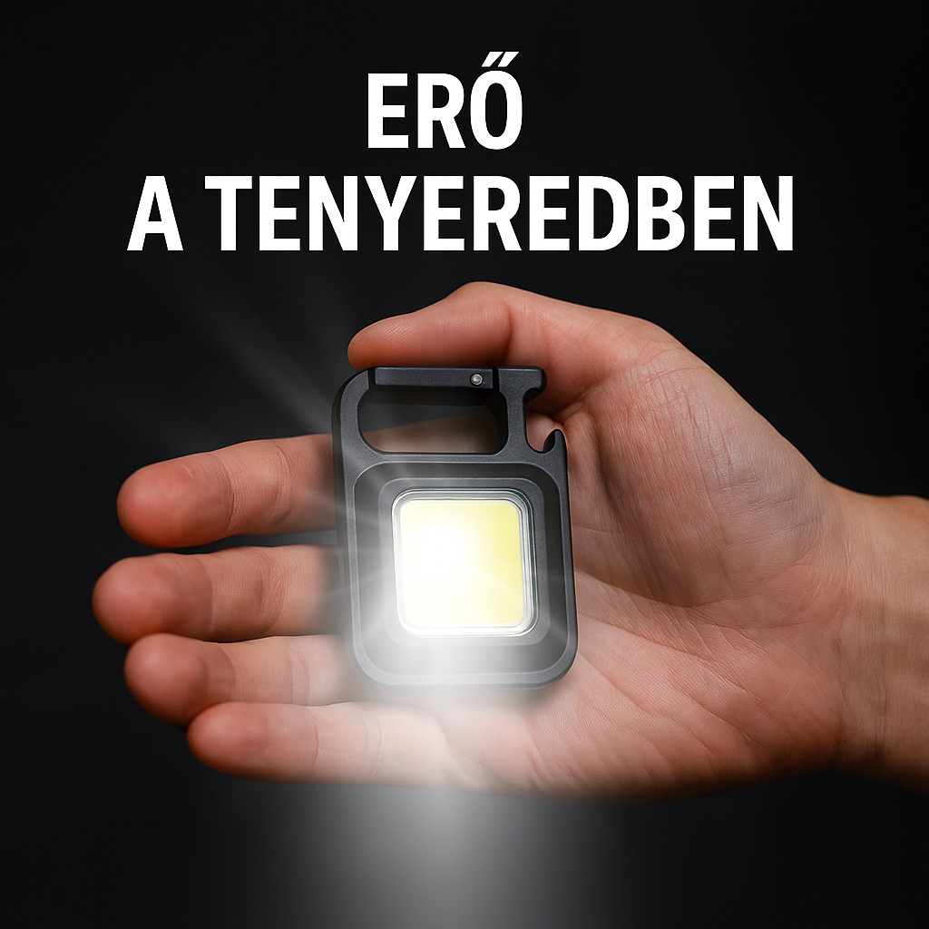 Mini LED kulcstartó lámpa – 1+1 csomagban!