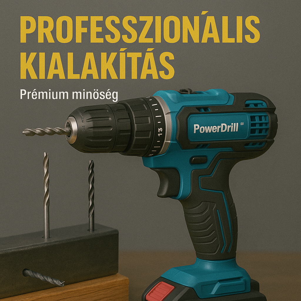 PowerDrill – Professzionális Elektromos Fúró Készlet