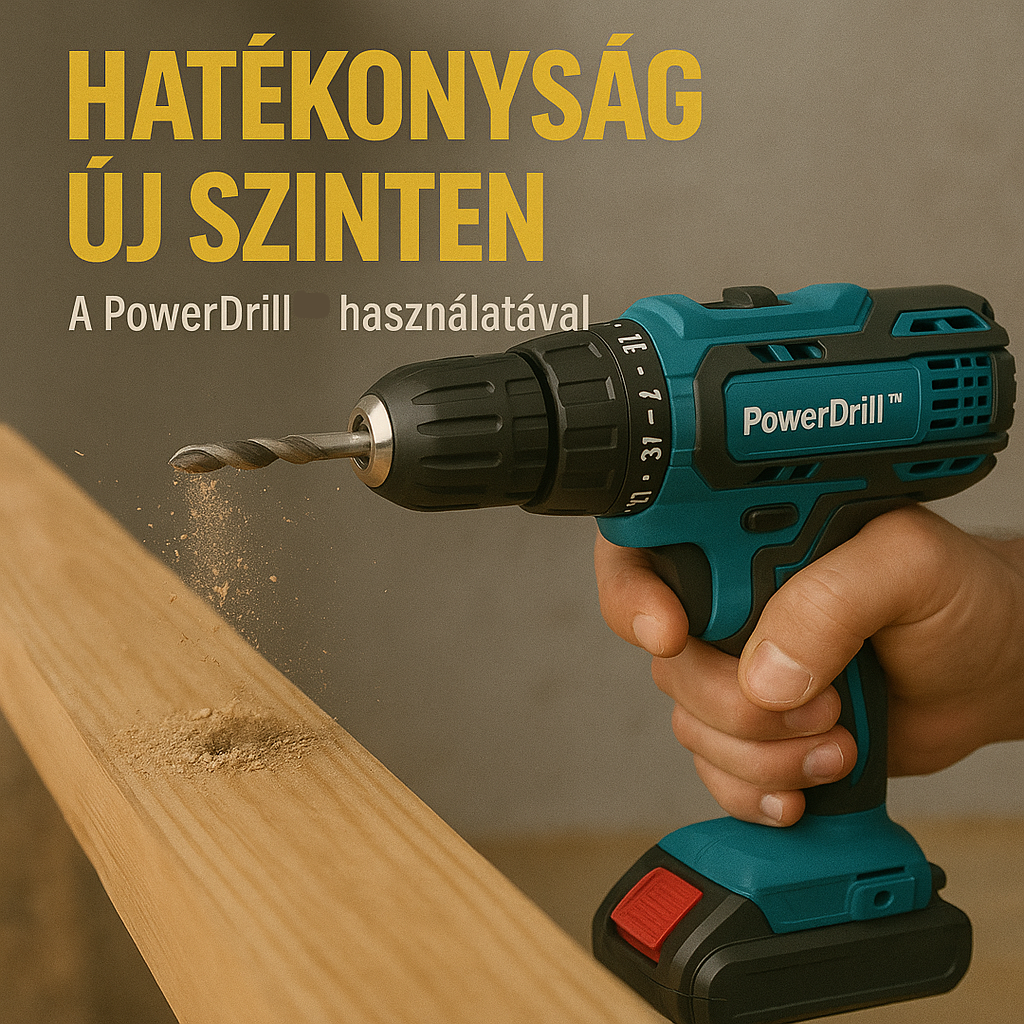 PowerDrill – Professzionális Elektromos Fúró Készlet