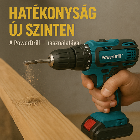 PowerDrill – Professzionális Elektromos Fúró Készlet