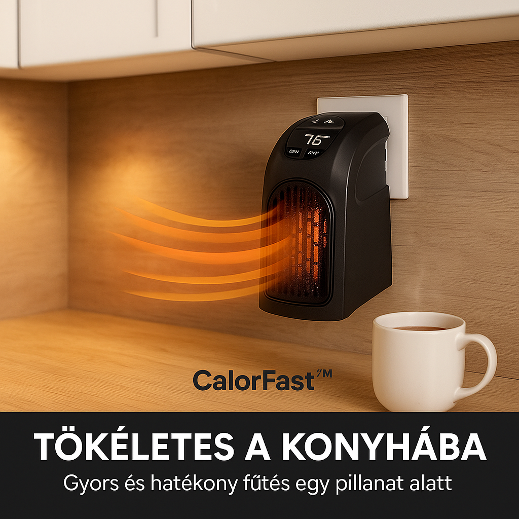 CalorFast – Mini Fali Hősugárzó 400W