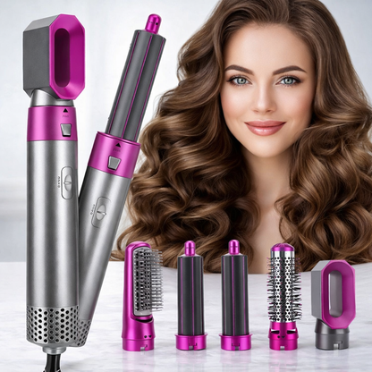 5 az 1-ben hajformázó – szárítás, volumen, göndörítés és egyenesítés