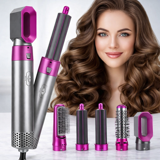 5 az 1-ben hajformázó – szárítás, volumen, göndörítés és egyenesítés