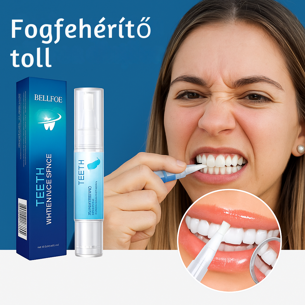Professzionális fehérítő toll – Fehér és ragyogó mosoly néhány nap alatt