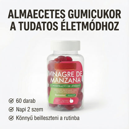 AppleFit – Almaecetes Gumicukor a Tudatos Életmódhoz (60 db)