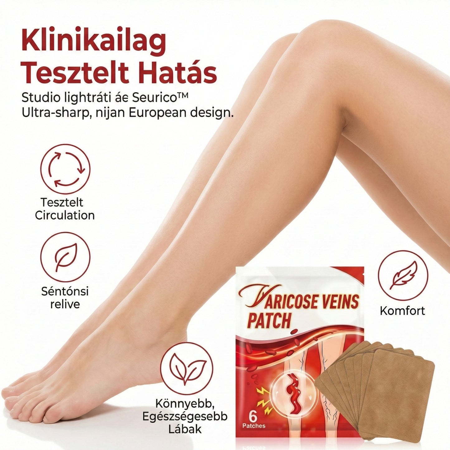 Seurico VeinEase Mikronadel-Therapie- Aufnaher