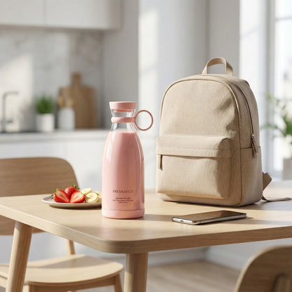 PinkJuice – Blender Portabil Pentru Smoothie-uri
