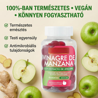 AppleFit – Almaecetes Gumicukor a Tudatos Életmódhoz (60 db)