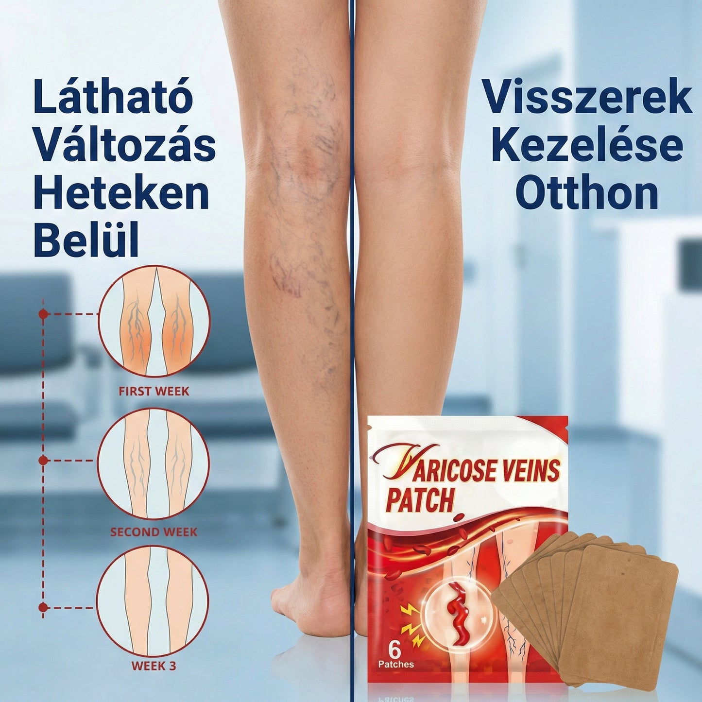 Seurico VeinEase Mikronadel-Therapie- Aufnaher