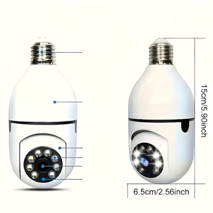 💡 BULBCAM – Cameră inteligentă de supraveghere 360° în formă de bec