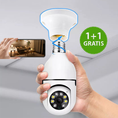 💡 BULBCAM – Cameră inteligentă de supraveghere 360° în formă de bec